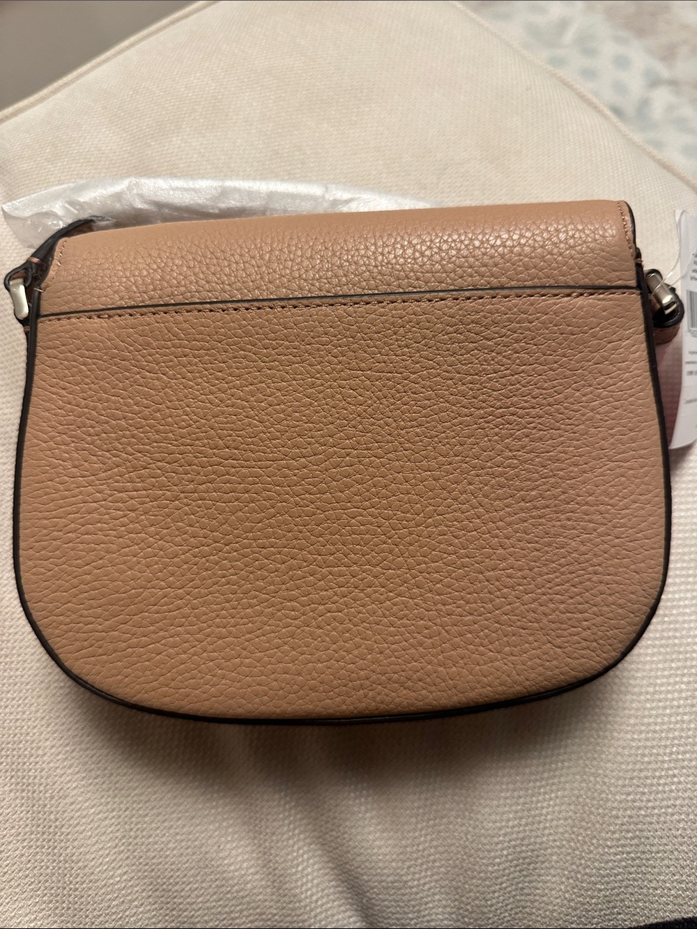 kate spade Mini Flip Crossbody Pebbled Leather in Light Fawn 200